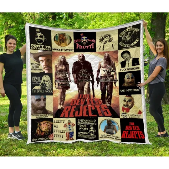 Discover The Devil’s Rejects Quilt, Halloween Movie Quilt Blanket Gifts For Halloween