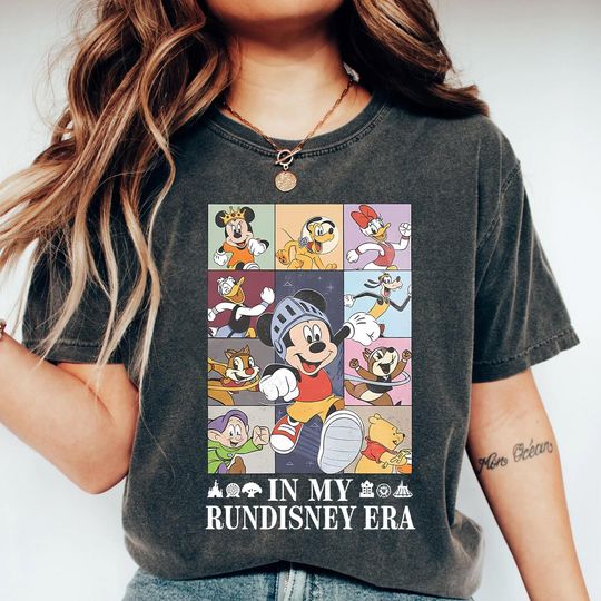 Discover Disney Run Mickey & Friends Shirt, Run Disney Walt Disney World Marathon Weekend 2026 Shirt, In My Disney Era Runner 5K 10K Half Marathon