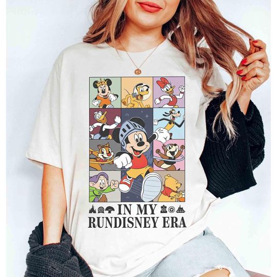 Discover runDisney Walt Disney World Marathon Weekend 2026 Shirt, Mickey and Friends Run Disney Epcot, Runner 5K 10K Half Marathon, Dopey Challenge