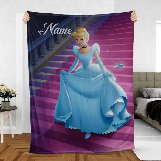 Discover Custom Cinde Blanket, Disney Prince Charming Disney Fairy Fleece Blanket