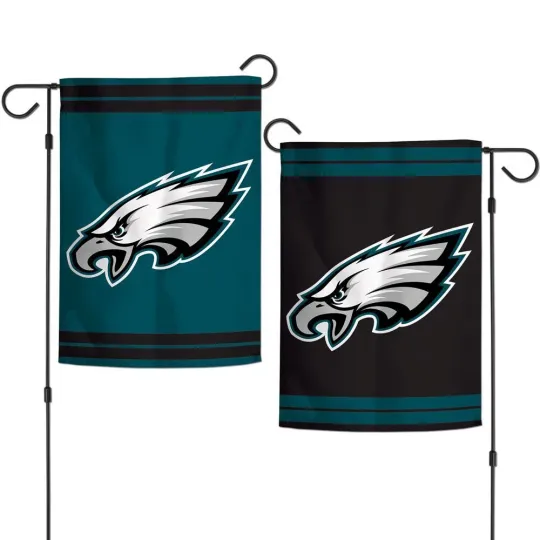 Discover PHILADELPHIA EAGLES LOGO 12"X18" 2 SIDED GARDEN FLAG NEW WINCRAFT 🦅