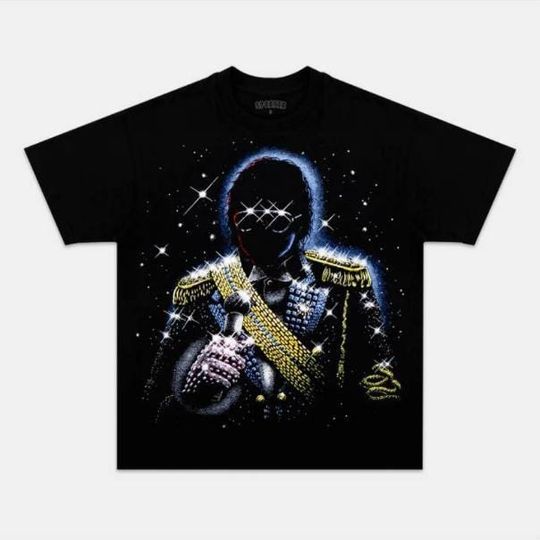 Michael Jackson Youth and Adult Christmas T-Shirt, Graphic Tee for Boys and Teens
