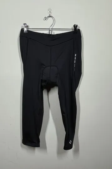 Discover Naviskin Womens Sz L Black 3D Padded Cycling Bike Pants Capri Leggings