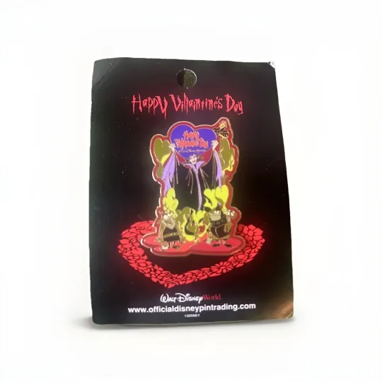 Discover Disney Pin Maleficent Happy Villaintine's Day 2004 Villain Sleeping Beauty 27862