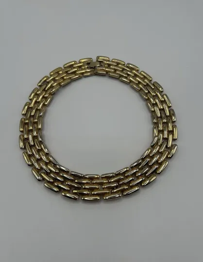 Discover Givenchy Necklace Chunky Gold Tone Runway Egyptian Revival Choker Vintage