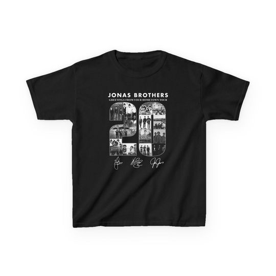 Discover Jonas Brothers 20th Tour 2025 T-Shirt