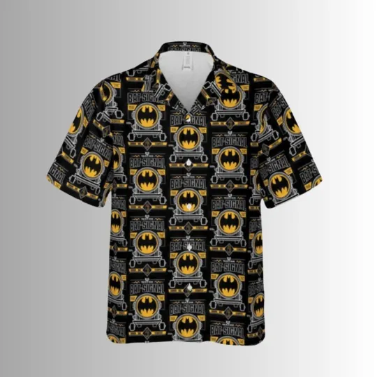 Batman Hawaiian Shirt Button Down