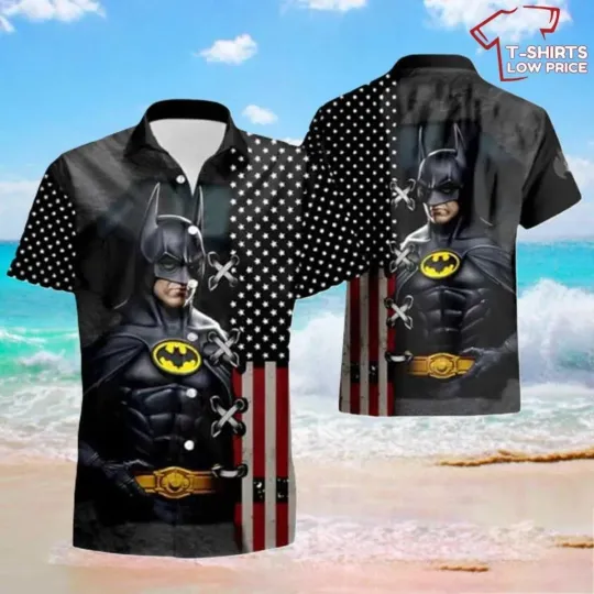 Discover Batman Hawaiian Shirt Button Down Unisex Adults Full Size S-5XL