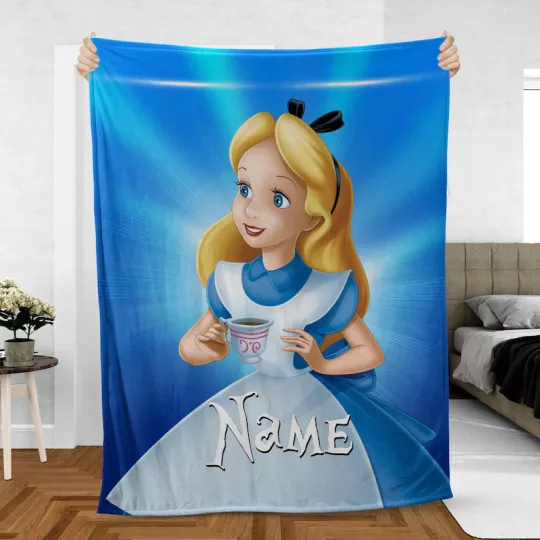 Discover Custom Alice Blanket, Disney Alice In Wonderland Queen Of Hearts Fleece Blanket