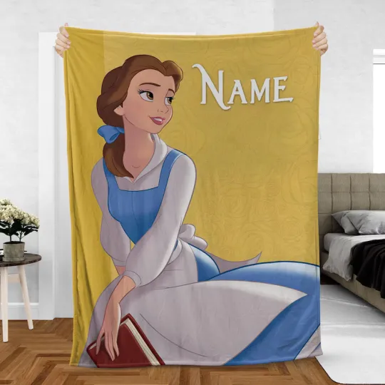 Discover Custom Belle Blanket Disney Beauty And The Beast The Beast Prince Fleece Blanket