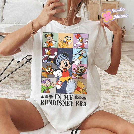 Discover Mickey & Friends runDisney Shirt, Run Disney Walt Disney World Marathon Weekend 2026 Shirt, In My runDisney Era Runner 5K 10K Half Marathon