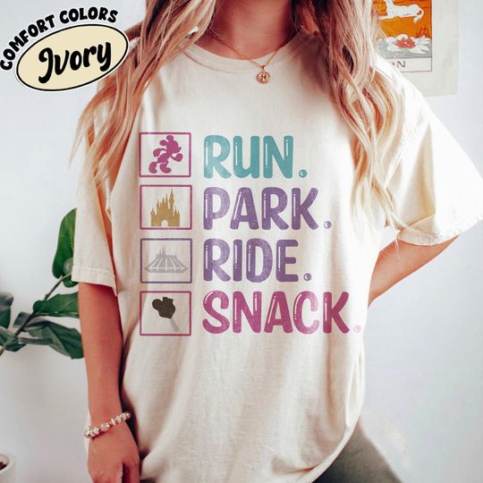 Discover Run, Park, Ride, Snacks, RunDisney 2026 Half Marathon Shirt, RunDisney Marathon Weekend Tee, Disney Runner Shirt, Disneyland Trip Sweatshirt