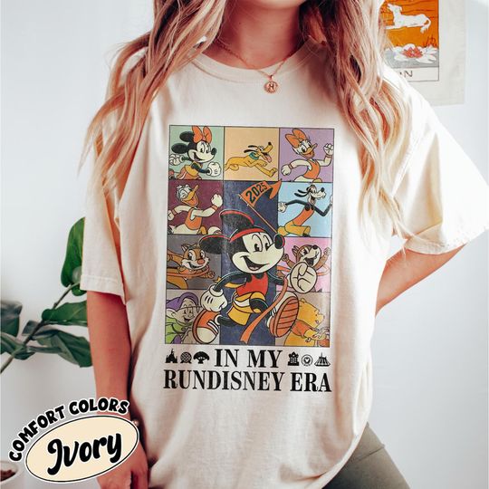 Discover In My RunDisney Era Shirt, Mickey & Friends Run Era Shirt, Walt Disney World Marathon Weekend Shirt, Disney 5K 10K Half Marathon Runner Tee