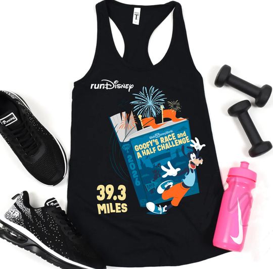 Discover Goofys Race and a Half Challenge 2026 Walt Disney World Run Disney Shirt, Walt Disney World Runner Tee,Mickey & Friends Disney Marathon Tee