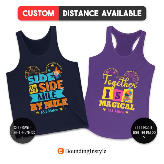 Discover Rundisney Walt Disney World Marathon Weekend 2026, Tank Top, Together is Magical, 13.1 Miles Running, Runner 5K, 10K, Half Marathon Outfits