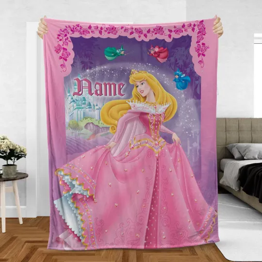 Discover Custom Aurora Blanket, Disney Sleeping Beauty Disney Flora Fleece Blanket