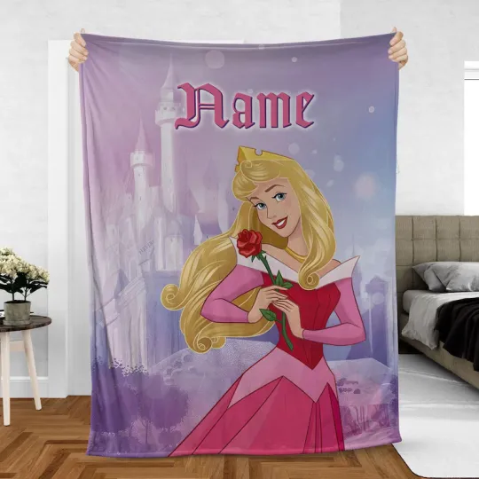 Discover Custom Aurora Blanket, Disney Sleeping Beauty Fleece Blanket