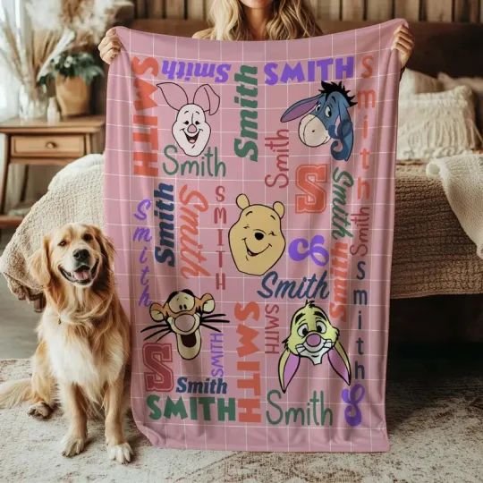 Discover Winnie The Pooh Blanket, Winnie The Pooh Tigger Piglet Custom Fleece Blanket