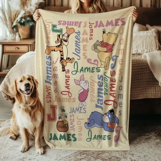 Discover Winnie The Pooh Blanket, Disney Pooh And Friends Custom Fleece Blanket