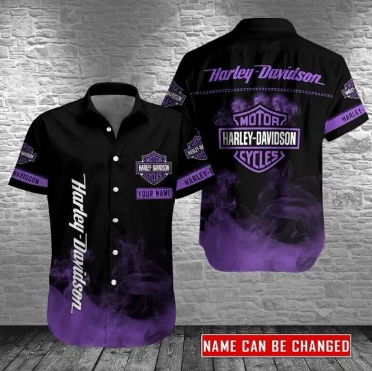 Discover Personalized Harrleyy Racing Daviidso'n Casual Button Down Shirt Unisex Adults