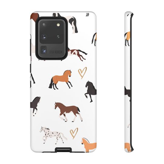 Discover Horse Tough Phone Case for iPhone, Equestrian Gift