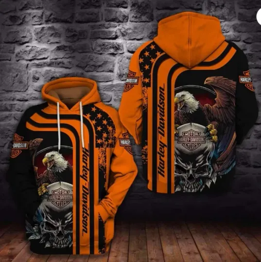 Discover Motorcycle Biker Graphic 3D All Over Print Lightweight Unisex Hoodie