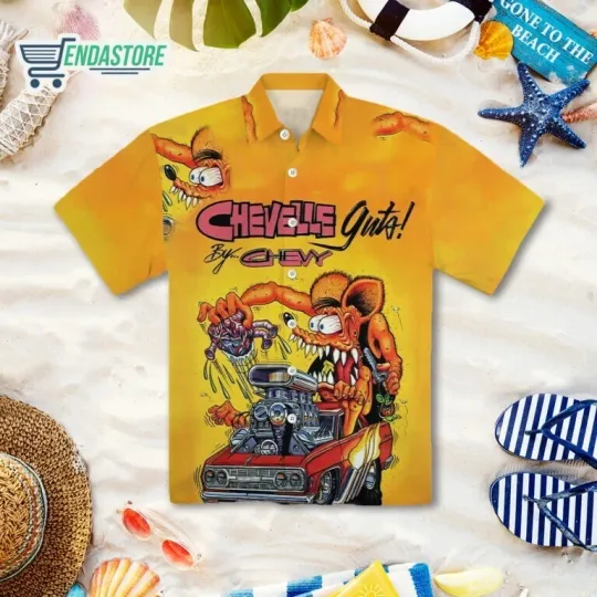 Discover Rat Fink Rattail Hot Rod Hawaiian Vintage Shirt