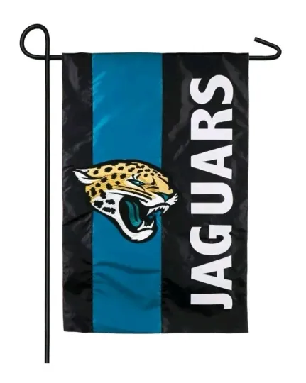 Discover Jacksonville Jaguars, Garden Flag, 18'' x 12.5'' Licensed football 2 Sided Quality