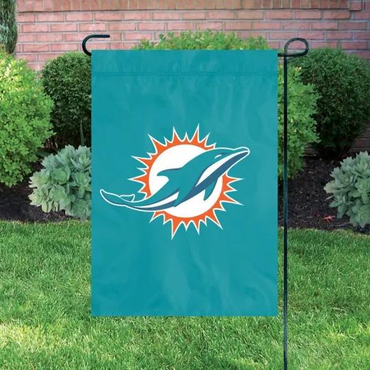 Miami Dolphins Premium Garden Yard Flag,  football