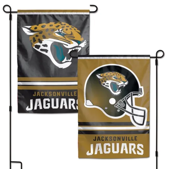 Discover Jacksonville Jaguars Wincraft football 12x18 Double Sided Garden Flag, FREE SHIP!