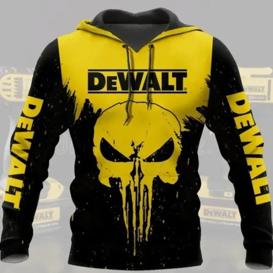 Discover Hot Dewalt Hoodie Top Men's 3D All Over Prints Size S-5XL