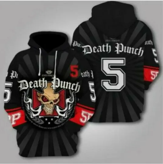 Discover Hot Five Finger Death Punch 3D Printed Lightweight Hoodie Shirt Unisex S-5XL