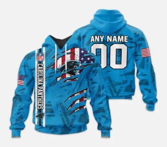 Discover Carolina Football Team Pantherss Hoodie, Unisex Adults S-5XL