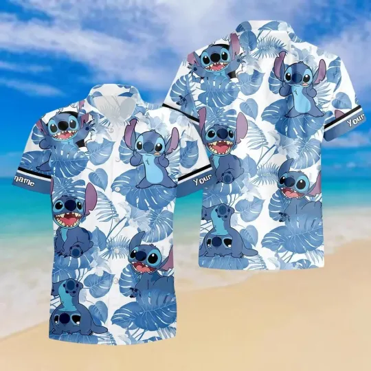 Discover Stitch Hawaiian Button Down Shirt
