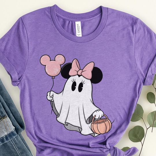 Discover Minnie Mouse Ghost Shirt, Halloween Ghost Shirt, Halloween Pumpkin Shirt, Mickey Ghost Shirt, Mickey Halloween Tee C1JT09