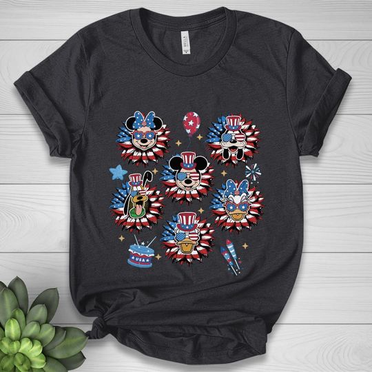Discover 4th of July Mickey & Friends Shirt, Disney Family Shirt, Disney Trip Shirt, Disney 4th of July Shirt, 4th of July Mickey and Friends D2GS32