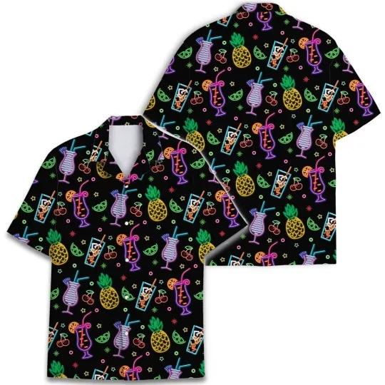 Discover Pineapple Cocktail Hawaiian Shirt Button Down