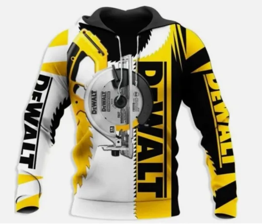 Discover New Dewalt Hand Tools 3D All Over Printed Lightweight Hoodie Top Gift's 2025