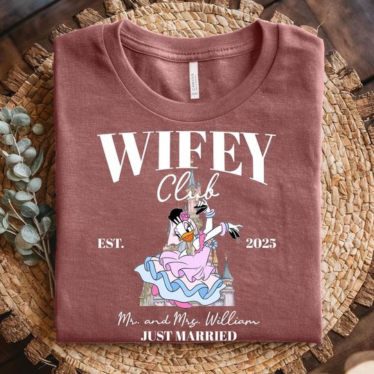 Discover Personalized Disney Honeymoon Club Shirt, Mr Mrs Disneyland, Just Married Disney Shirt, Disney Couple Shirt, Disney Engagement Shirt JBUA11