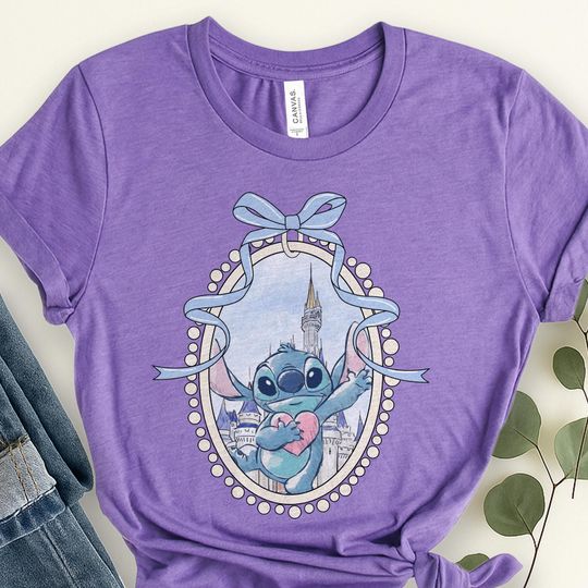 Discover Disney Stitch Coquette Bows Shirt, Stitch Disneyland Shirt, Magical Kingdom Shirt