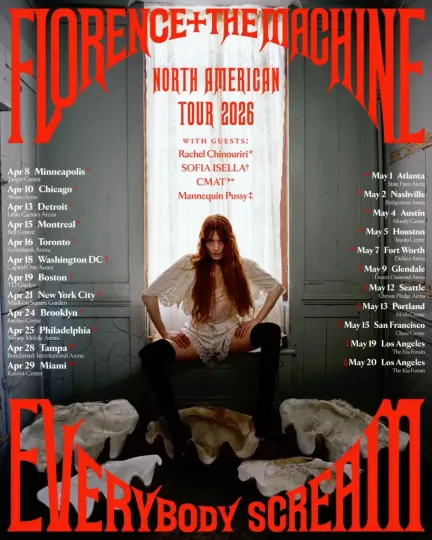 Discover Concert Tour Poster Wall Art - North American 2026 Print