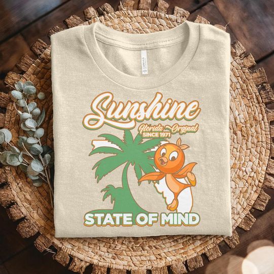 Discover Disney Orange Bird Shirt, Sunshine On My Mind Disneyworld Tee, Summer Vacation Tee