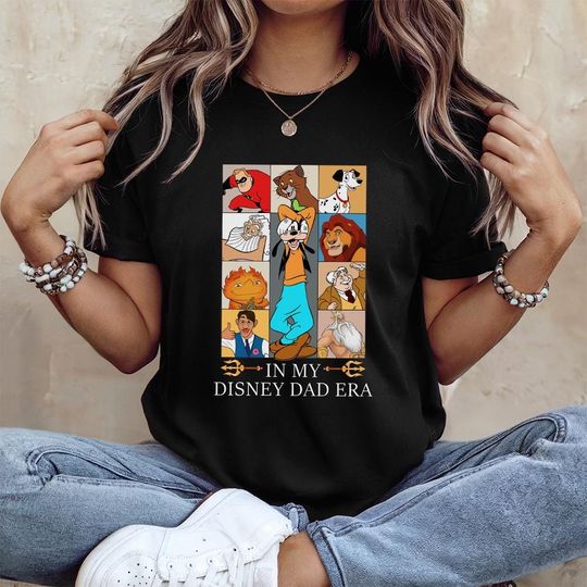 Discover Vintage In My Disney Dad Era Shirt, Disney Dad Era T-Shirt, Father's Day