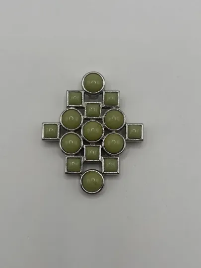 Discover Lia Sophia Pendant Green Beaded Silver Tone Jewelry Gift Christmas Present