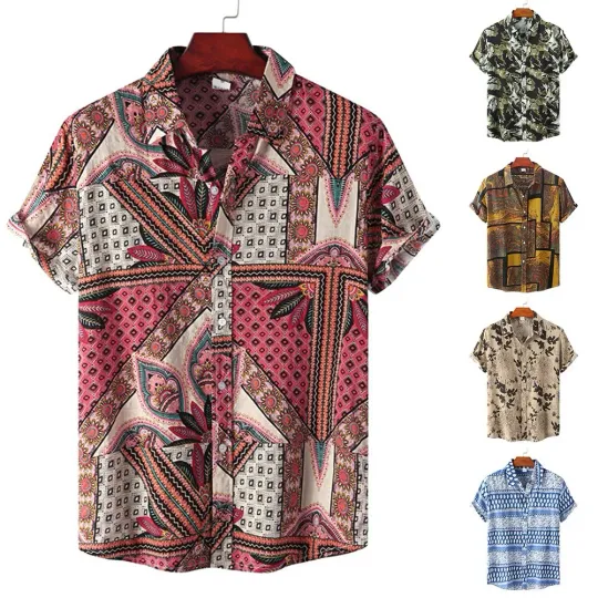 Discover 3D Printed Shirt Holiday Party Attire 5% Spandex 95% Polyester Comfortable Fit