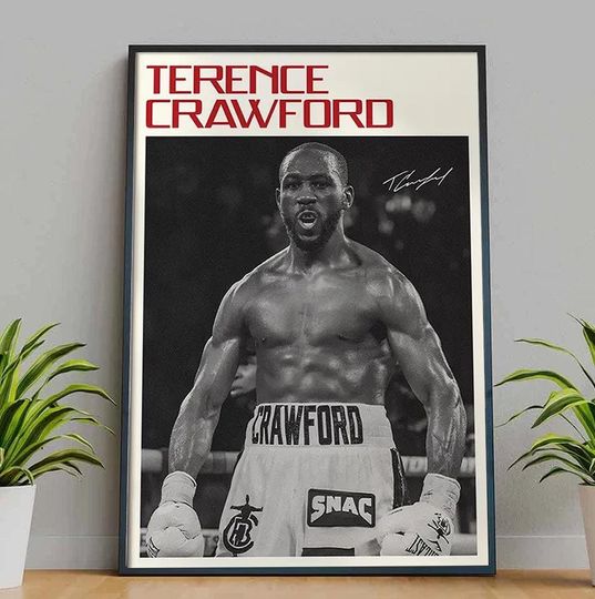 Discover Terence Crawford Poster - Boxing Wall Art, Sports Poster, Champion Decor
