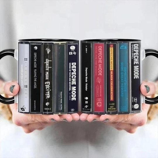 Discover Depeche Mode Albums Cassette Collection Accent Mug