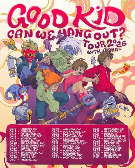 Discover Good Kid is set to tour in 2026 poster