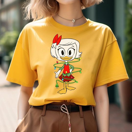 Discover DuckTales Christmas Tree and Lights Shirt, Huey, Louie, Dewey, Donald, Scrooge McDuck Tee, Disneyland Christmas Family Matching SK3V19