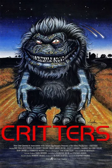 Critters 1986 Thriller Movie Poster  Art Home & Living